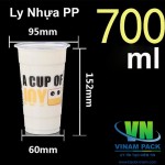 Ly PP 700ml trơn